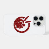 Flagge der American Indian Movement iPhone Hülle (Rückseite (Horizontal))