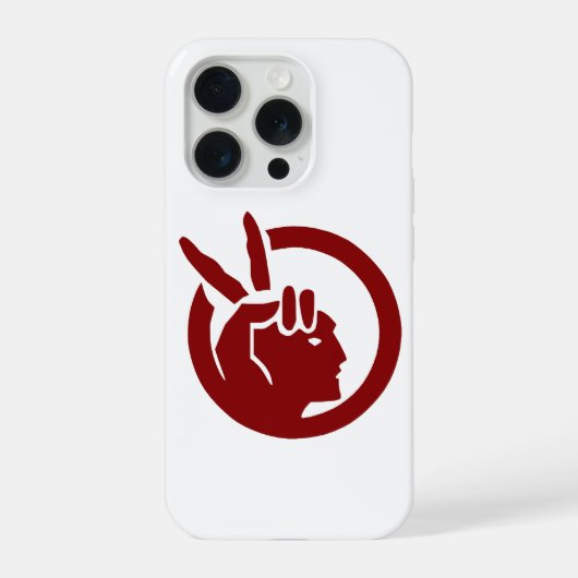 Flagge der American Indian Movement iPhone Hülle (Rückseite)