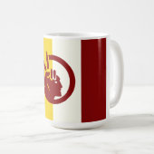 Flagge der American Indian Movement Kaffeetasse (VorderseiteRechts)
