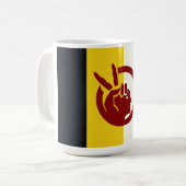 Flagge der American Indian Movement Kaffeetasse (Vorderseite Links)
