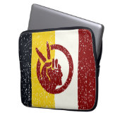 Flagge der American Indian Movement Laptopschutzhülle (Vorderseite Links)