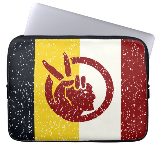 Flagge der American Indian Movement Laptopschutzhülle (Vorderseite)