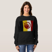 Flagge der American Indian Movement Sweatshirt (Vorne ganz)
