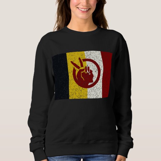 Flagge der American Indian Movement Sweatshirt (Vorderseite)