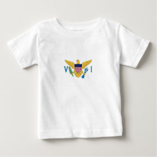 Flagge der Amerikanischen Jungferninseln Baby T-shirt