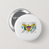 Flagge der Amerikanischen Jungferninseln Knopf Button (Vorne & Hinten)