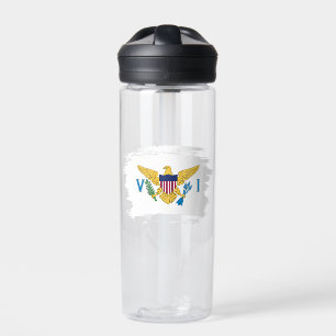 Flagge der Amerikanischen Jungferninseln Trinkflasche