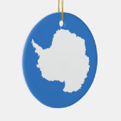 Flagge der Antarktis Keramik Ornament (Rechts)