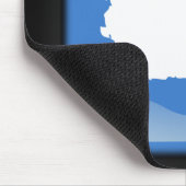 Flagge der Antarktis Mousepad (Ecke)