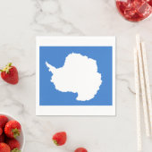 Flagge der Antarktis Papier Napkins Serviette (Beispiel)