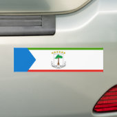 Flagge der Äquatorialen Guinea (Afrika) Autoaufkleber (Auf Auto)