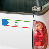 Flagge der Äquatorialen Guinea (Afrika) Autoaufkleber (Auf Lkw)