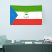 Flagge der Äquatorialen Guinea (Afrika) Banner (Messeveranstaltung)