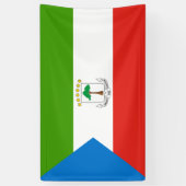 Flagge der Äquatorialen Guinea (Afrika) Banner (Vertikal)