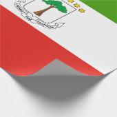 Flagge der Äquatorialen Guinea (Afrika) Geschenkpapier (Ecke)