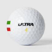Flagge der Äquatorialen Guinea (Afrika) Golfball (Logo)