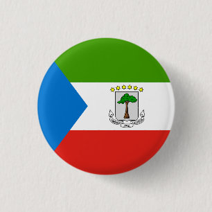 Flagge der äquatorialen Guinea Button