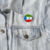 Flagge der äquatorialen Guinea Button (Beispiel)