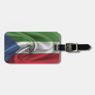 Flagge der äquatorialen Guinea Gepäckanhänger