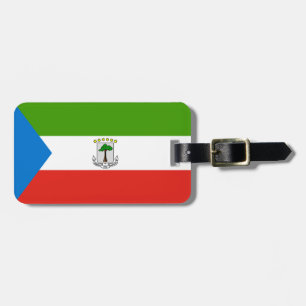 Flagge der äquatorialen Guinea Gepäckanhänger