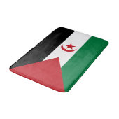 Flagge der Arabischen Demokratischen Republik Sahr Badematte (Schrägansicht)