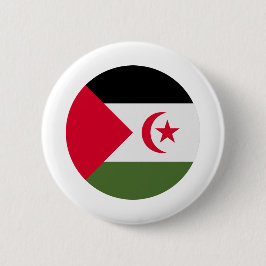 Flagge der Arabischen Demokratischen Republik Sahr Button
