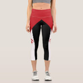 Flagge der Arabischen Demokratischen Republik Sahr Capri Leggings (Vorderseite)