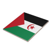 Flagge der Arabischen Demokratischen Republik Sahr Fliese (Seite)