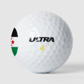 Flagge der Arabischen Demokratischen Republik Sahr Golfball (Logo)
