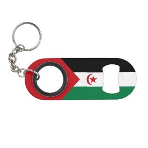 Flagge der Arabischen Demokratischen Republik Sahr Mini Flaschenöffner