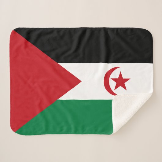 Flagge der Arabischen Demokratischen Republik Sahr Sherpadecke (Vorderseite (Horizontal))