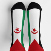 Flagge der Arabischen Demokratischen Republik Sahr Socken (Oben)