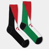 Flagge der Arabischen Demokratischen Republik Sahr Socken (Rechts)