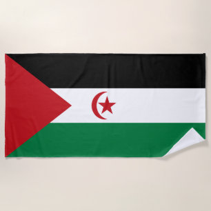 Flagge der Arabischen Demokratischen Republik Sahr Strandtuch