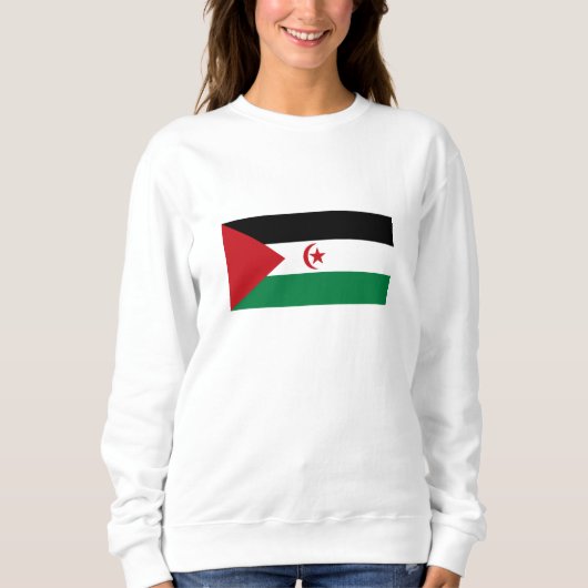 Flagge der Arabischen Demokratischen Republik Sahr Sweatshirt (Vorderseite)