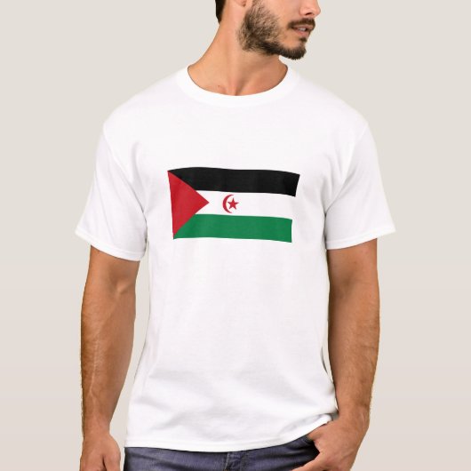 Flagge der Arabischen Demokratischen Republik Sahr T-Shirt (Vorderseite)
