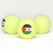 Flagge der Arabischen Demokratischen Republik Sahr Tennisbälle (Multi)