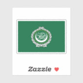 Flagge der Arabischen Liga Aufkleber (Blatt)