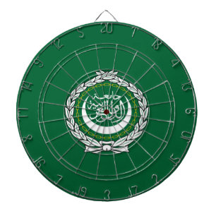 Flagge der Arabischen Liga Dartscheibe