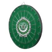 Flagge der Arabischen Liga Dartscheibe (Vorderseite rechts)
