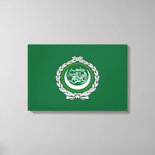 Flagge der Arabischen Liga Leinwanddruck