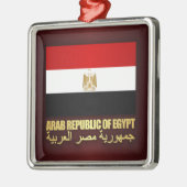 Flagge der Arabischen Republik Ägypten Ornament Aus Metall (Links)