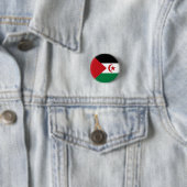 Flagge der Arabischen Republik Sahara Button (Beispiel)