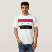 Flagge der Arabischen Republik Syrien - Flagge Syr T-Shirt (Vorne ganz)