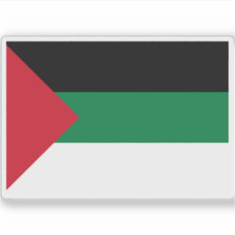 Flagge der Arabischen Revolution (1948-1959) Aufkleber