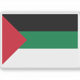Flagge der Arabischen Revolution (1948-1959) Aufkleber