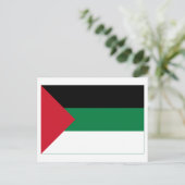 Flagge der arabischen Revolution Postkarte (Stehend Vorderseite)