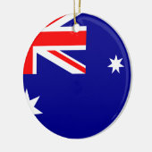 Flagge der Australien-Weihnachtsverzierung Keramik Ornament (Links)