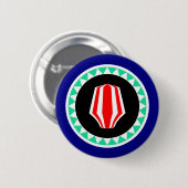 Flagge der Autonomen Region Bougainville Button (Vorne & Hinten)