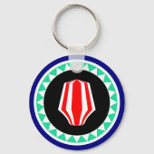 Flagge der Autonomen Region Bougainville Schlüsselanhänger (Vorderseite)